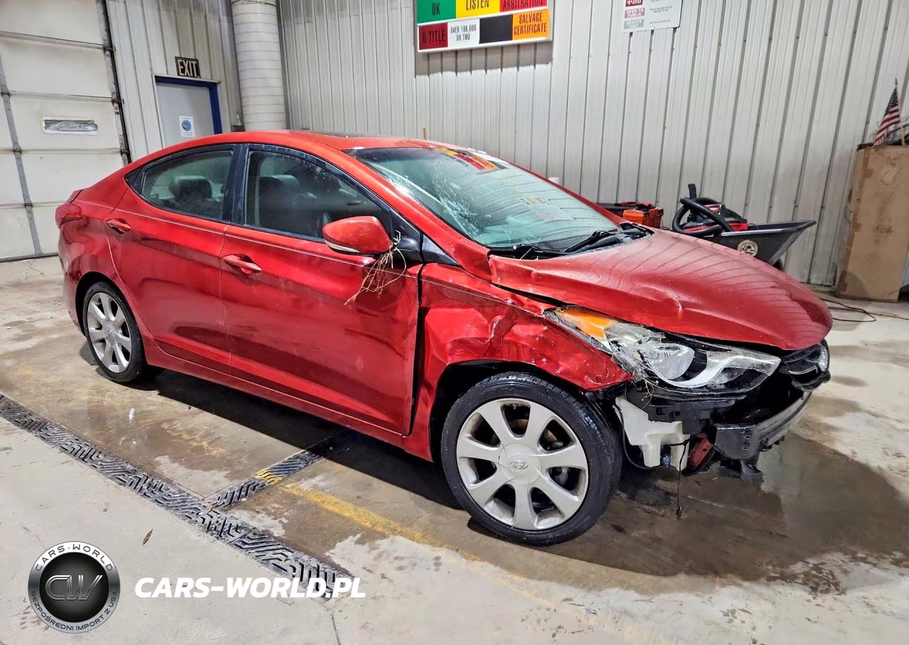 2013 Hyundai Elantra Limited VIN:KMHDH4AE9DU521806 - 4