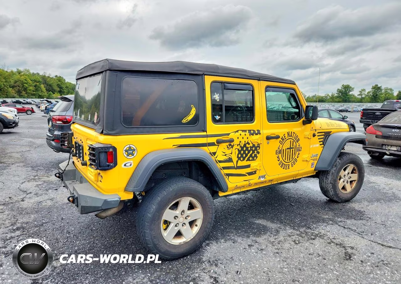 2018 Jeep Wrangler Unlimited Sport VIN:1C4HJXDN9JW292860 - 3