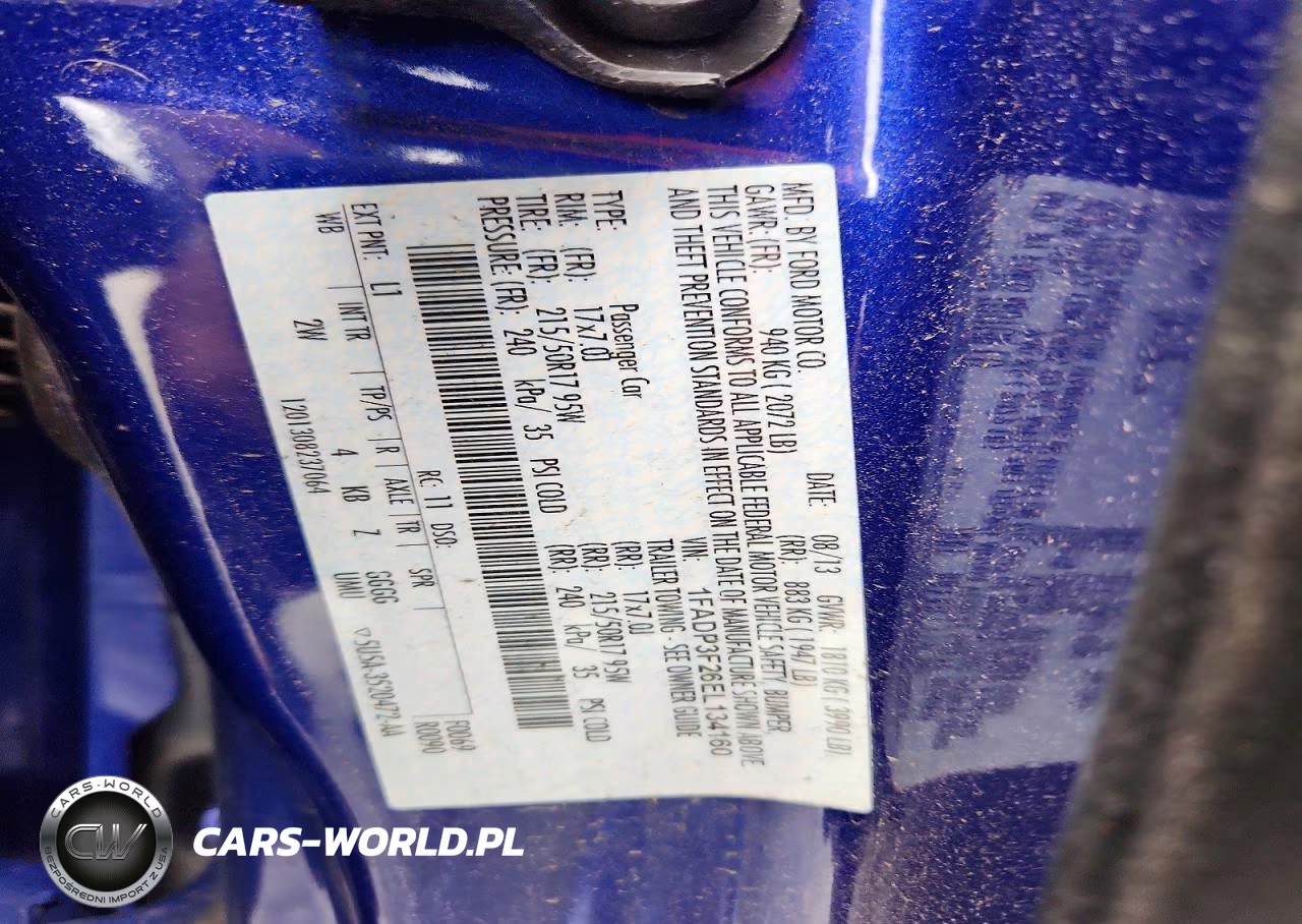 2014 Ford Focus Se Se VIN:1FADP3F26EL134160 - 12