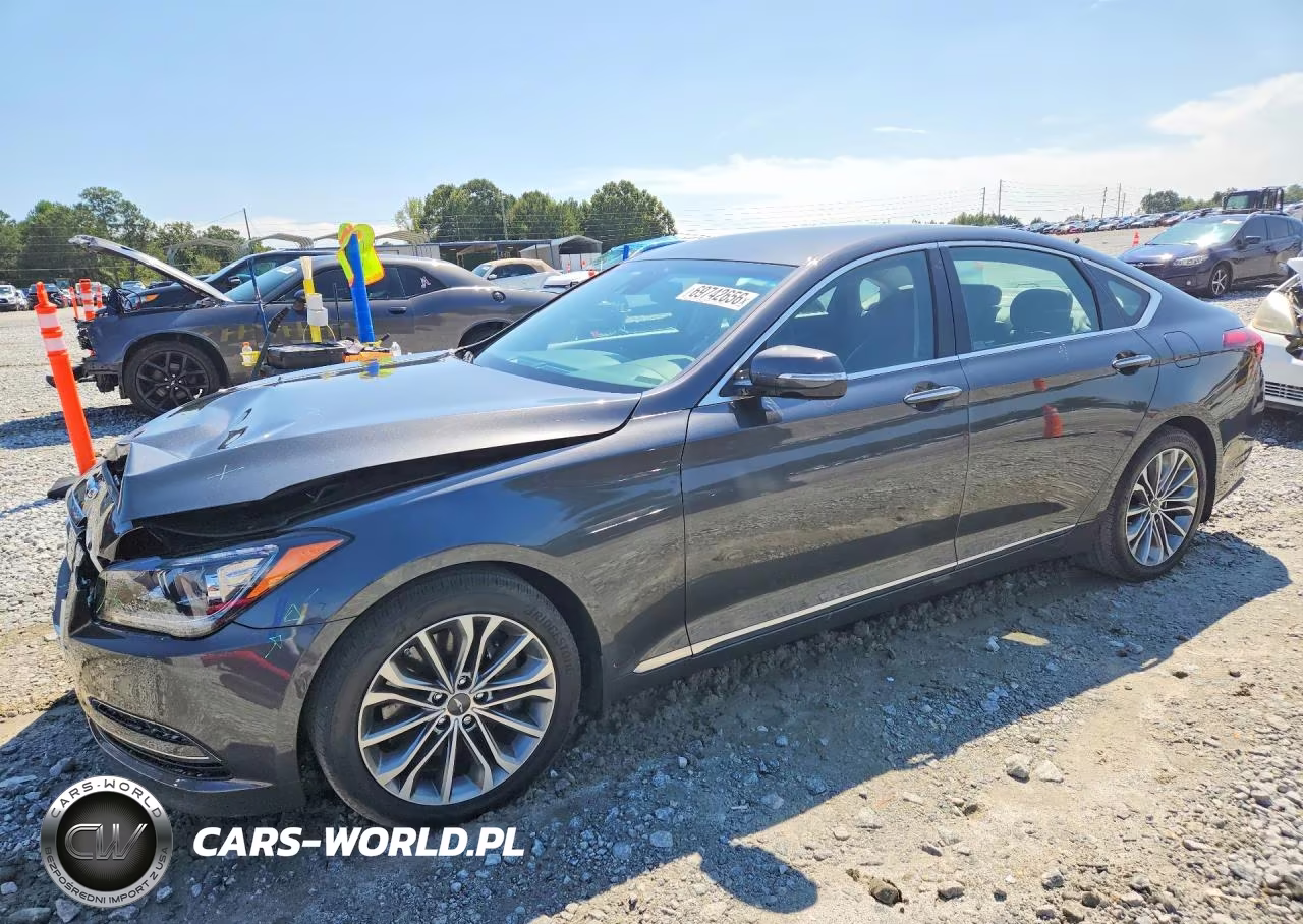 2017 Genesis G80 3.8 VIN:KMHGN4JE3HU194024 - 1