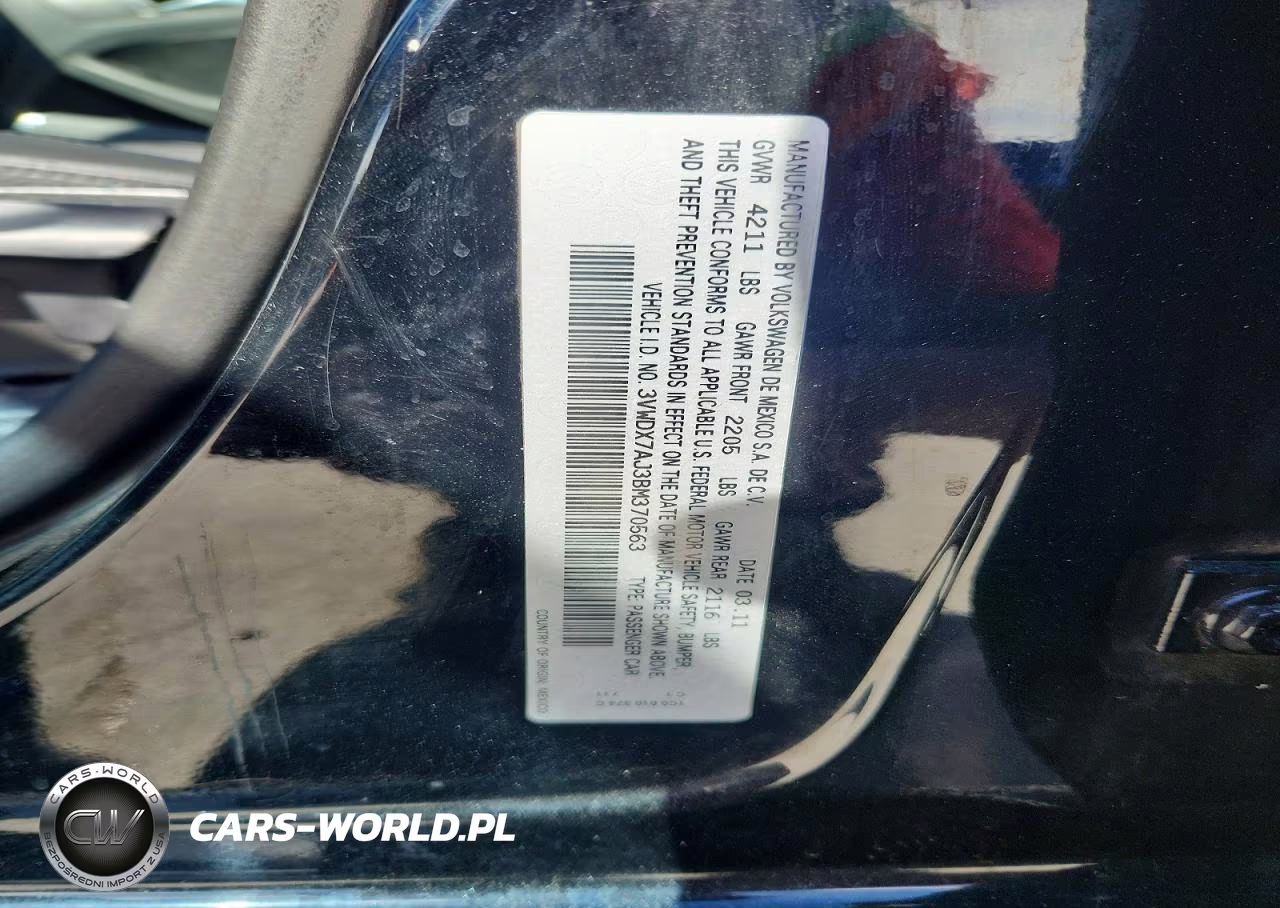 2011 Volkswagen Jetta Se VIN:3VWDX7AJ3BM370563 - 12