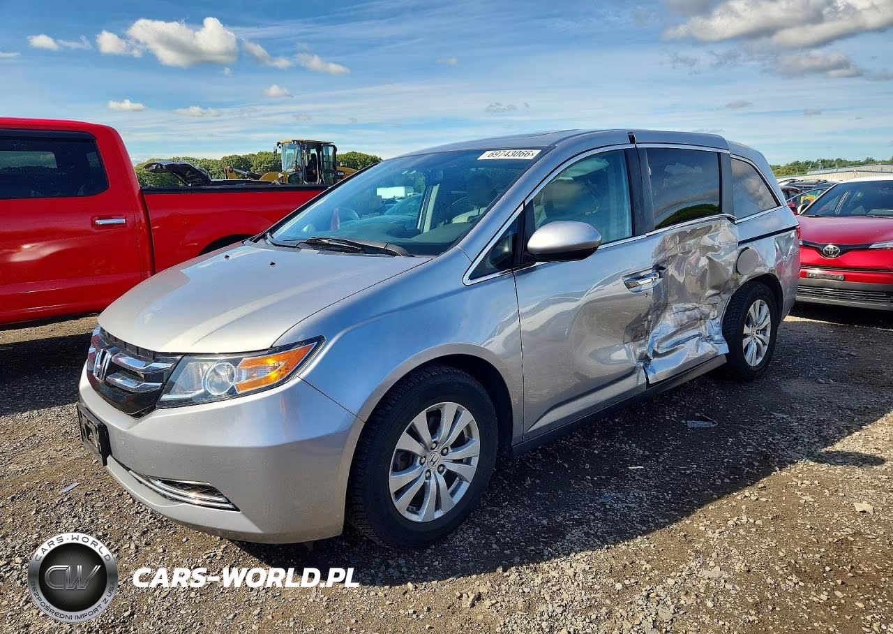 2016 Honda Odyssey Exl VIN:5FNRL5H65GB142859 - 1
