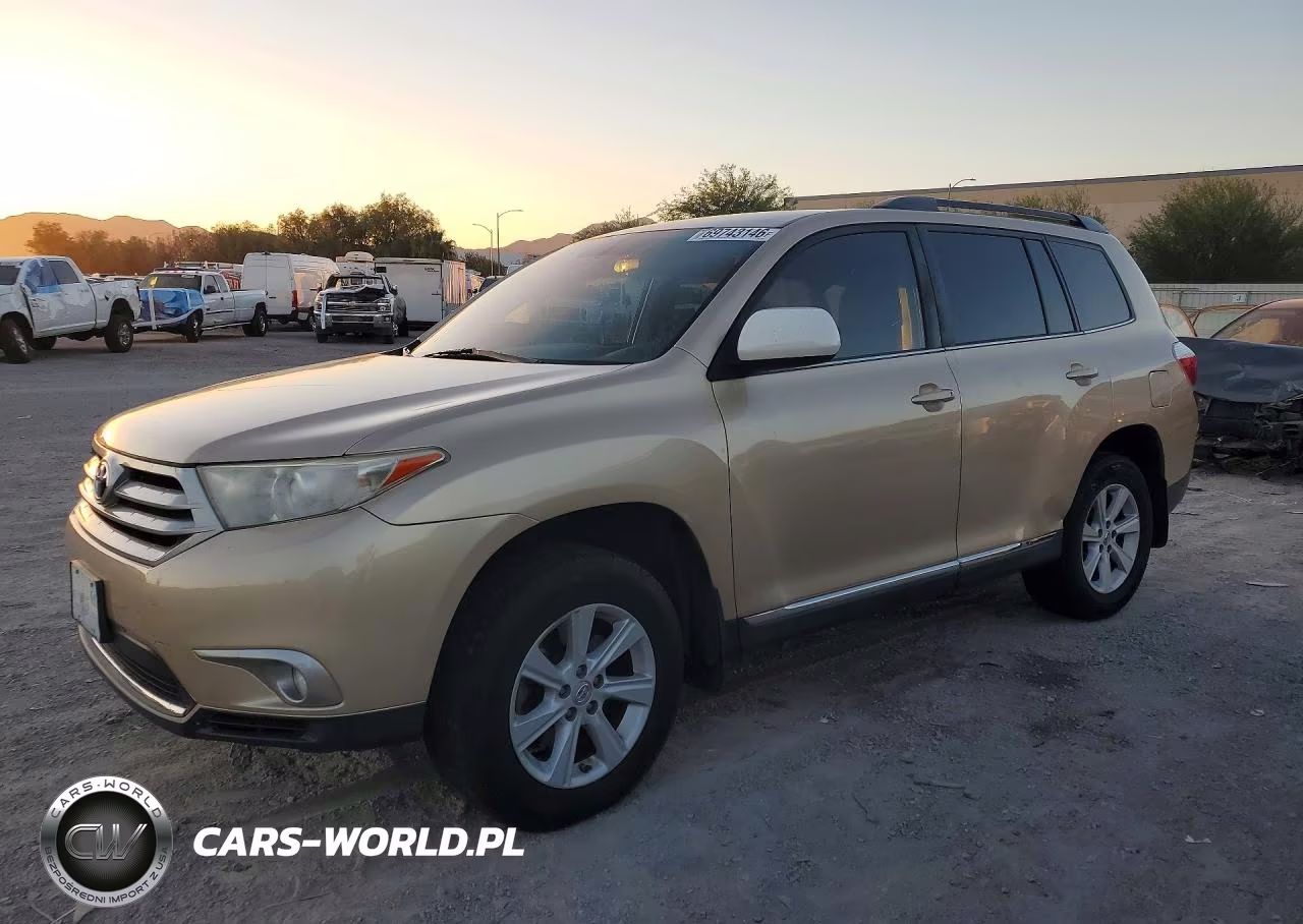 2013 Toyota Highlander Plus VIN:5TDZK3EHXDS129934 - 1