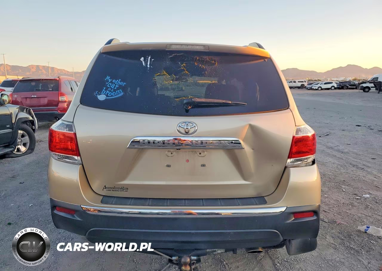 2013 Toyota Highlander Plus VIN:5TDZK3EHXDS129934 - 6