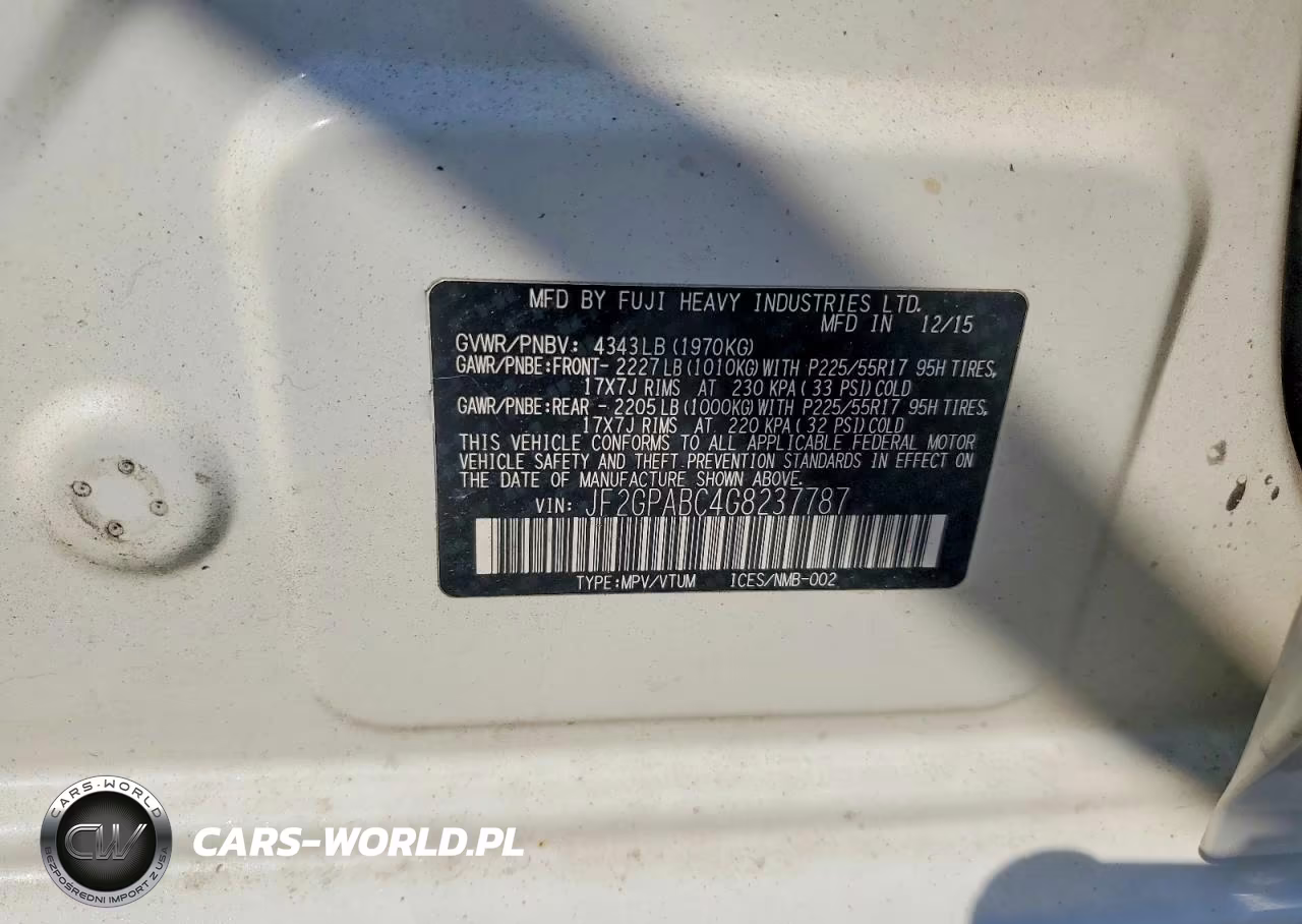 2016 Subaru Crosstrek Premium VIN:JF2GPABC4G8237787 - 13