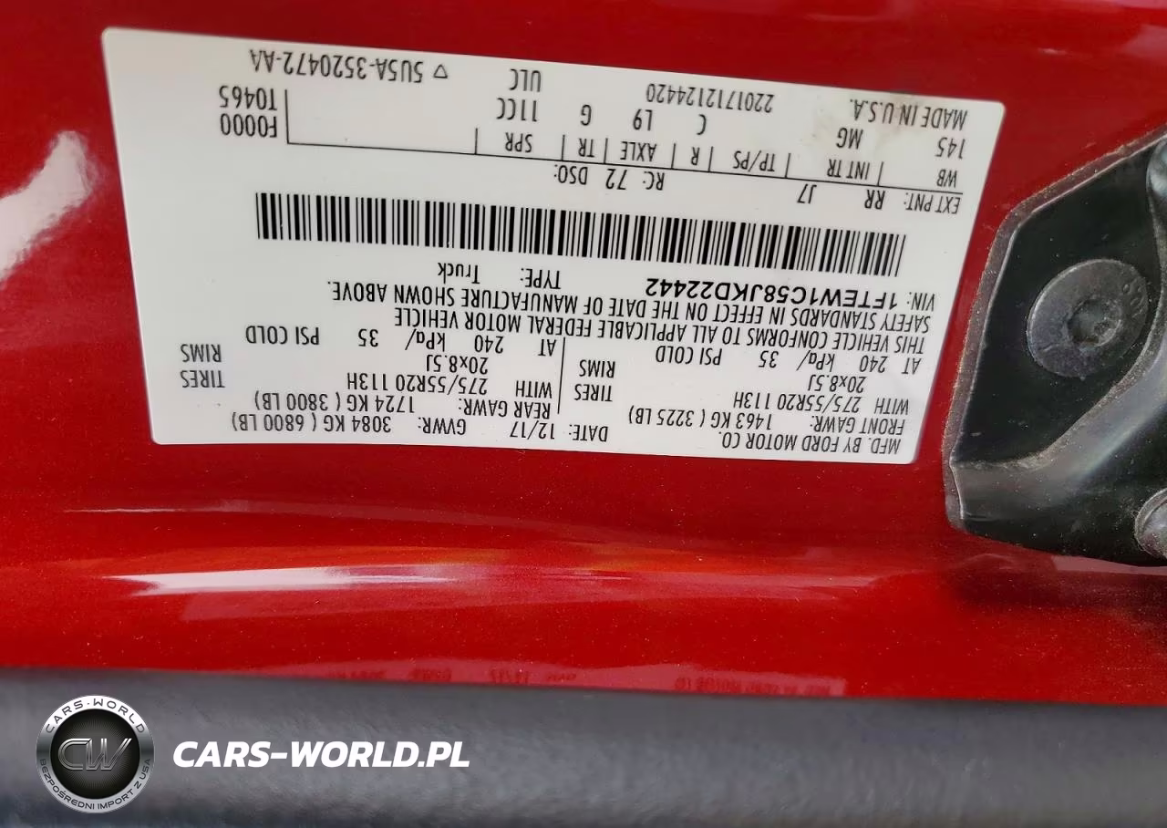 2018 Ford F150 Supercrew VIN:1FTEW1C58JKD22442 - 13