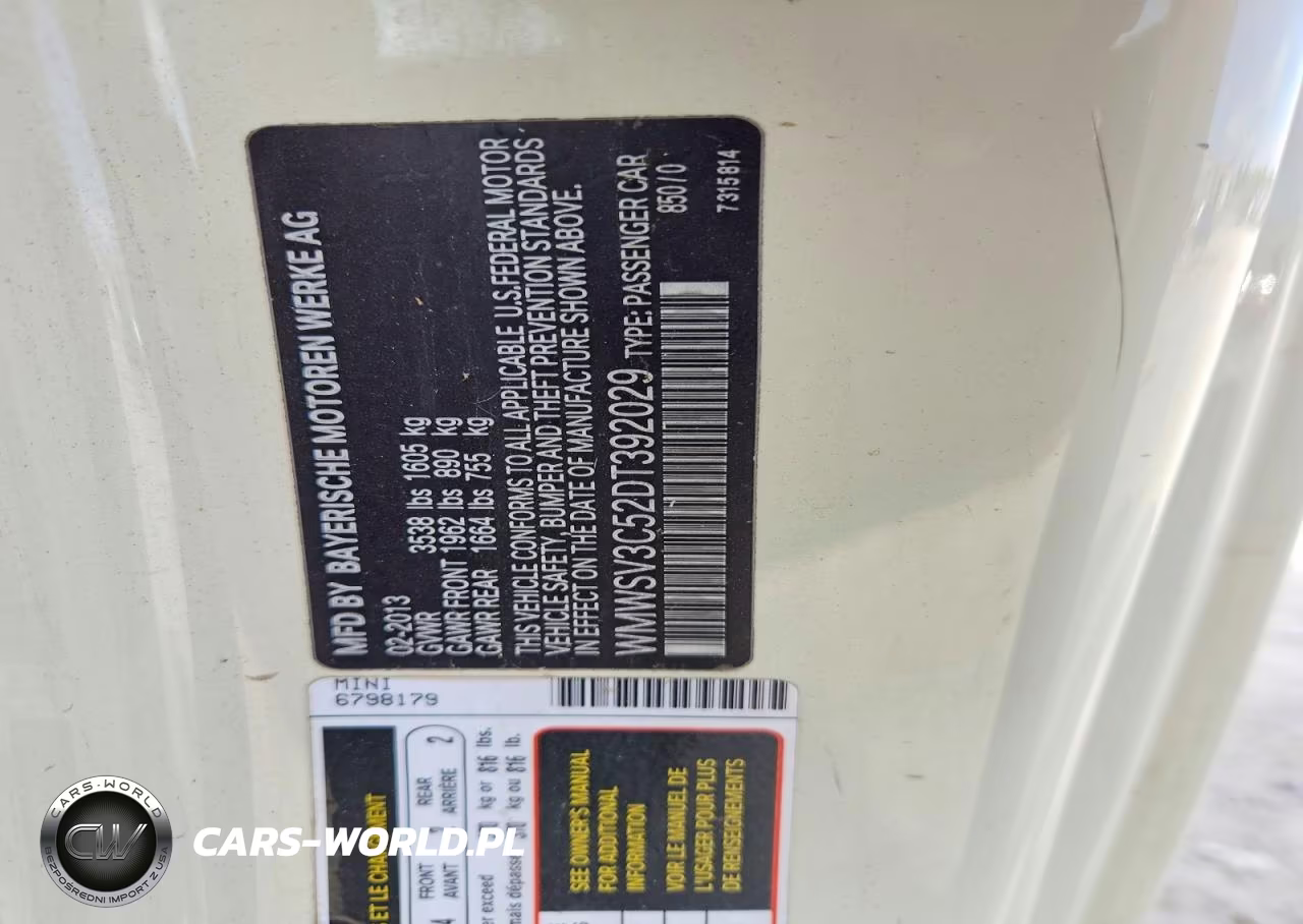 2013 Mini Cooper S VIN:WMWSV3C52DT392029 - 12