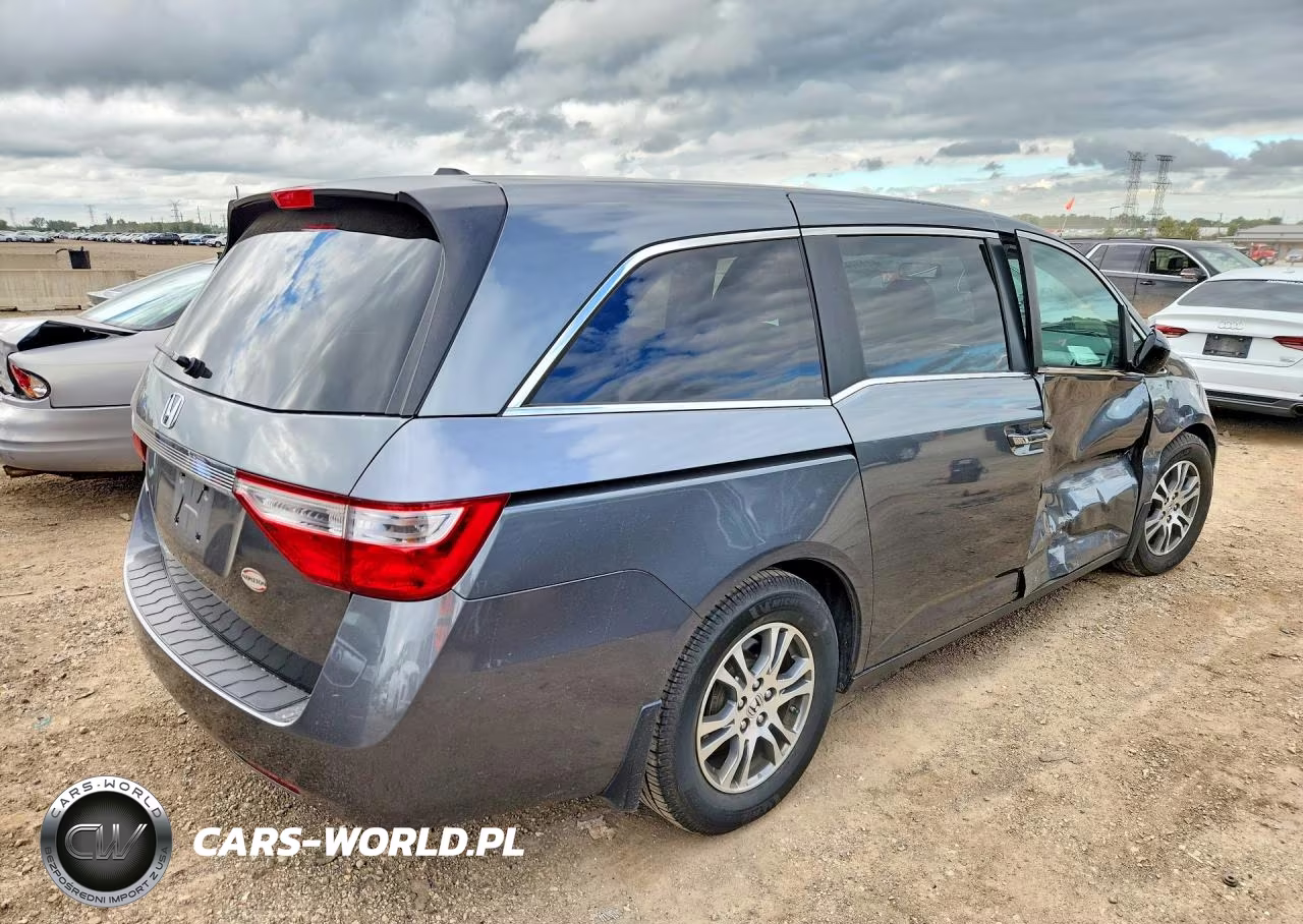 2013 Honda Odyssey Exl VIN:5FNRL5H66DB012228 - 3