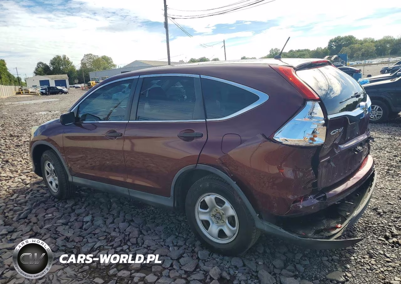 2015 Honda Cr-V Lx VIN:5J6RM4H30FL021367 - 2