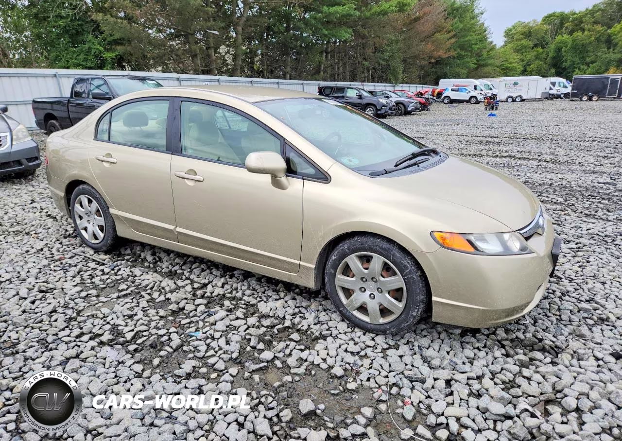 2007 Honda Civic Lx VIN:1HGFA16597L110040 - 4