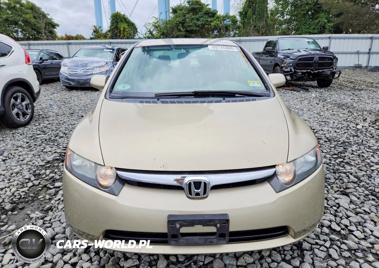 2007 Honda Civic Lx VIN:1HGFA16597L110040 - 5