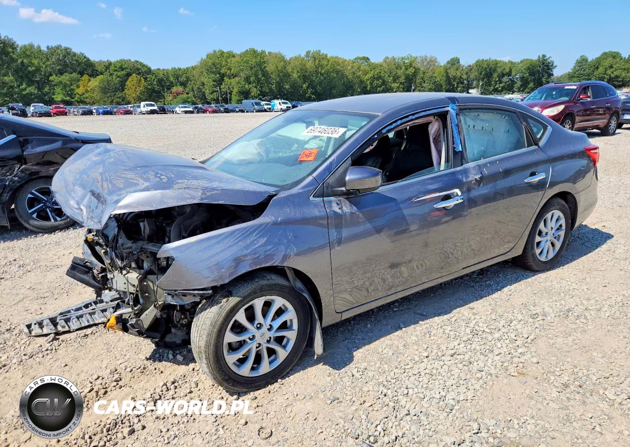 2019 Nissan Sentra Sv VIN:3N1AB7AP6KY430419 - 1