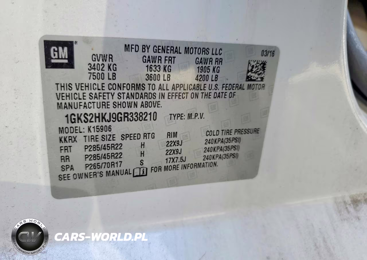 2016 GMC Yukon Xl Denali VIN:1GKS2HKJ9GR338210 - 13