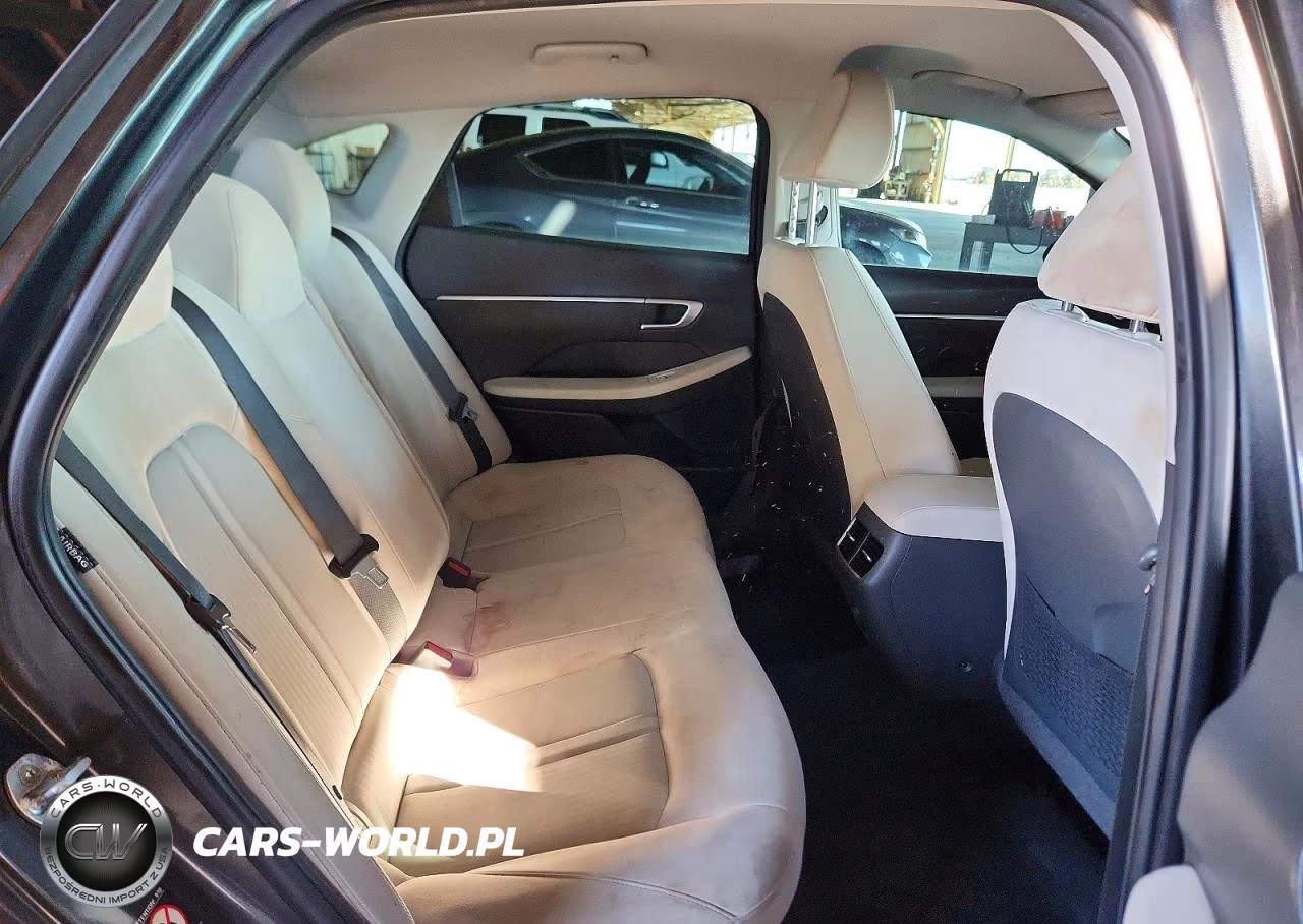 2021 Hyundai Sonata Hybrid Blue VIN:KMHL24JJ4MA030023 - 10