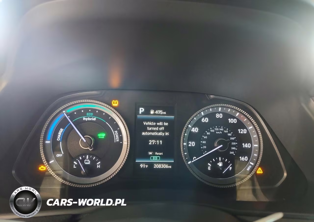 2021 Hyundai Sonata Hybrid Blue VIN:KMHL24JJ4MA030023 - 9