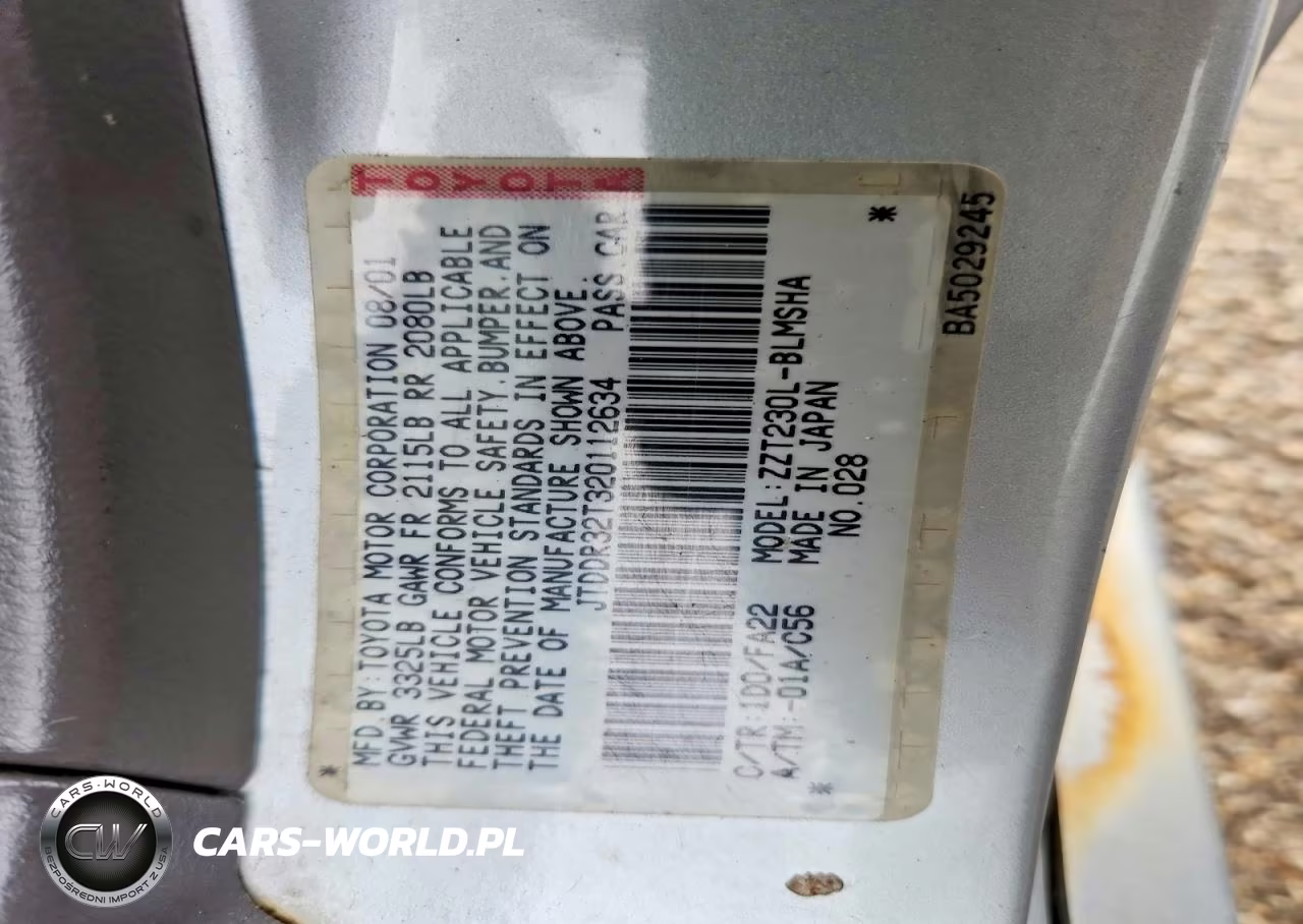 2002 Toyota Celica Gt VIN:JTDDR32T320112634 - 12