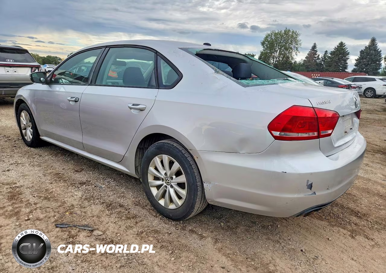 2012 Volkswagen Passat S VIN:1VWAH7A32CC110322 - 2