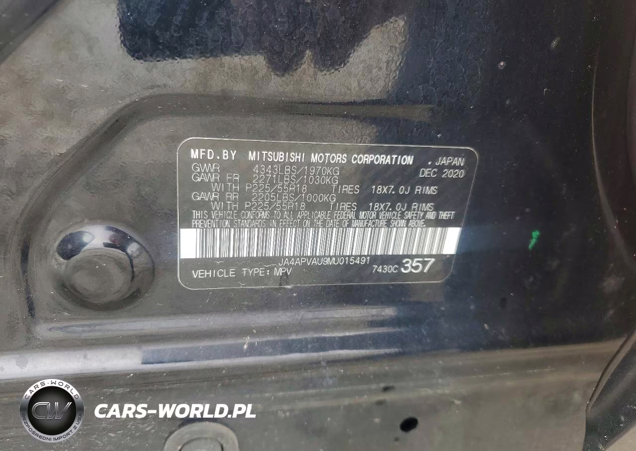2021 Mitsubishi Outlander Sport Se VIN:JA4APVAU9MU015491 - 13