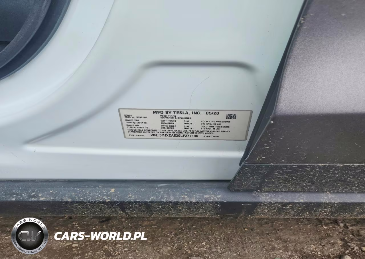2020 Tesla Model X VIN:5YJXCAE20LF277145 - 12