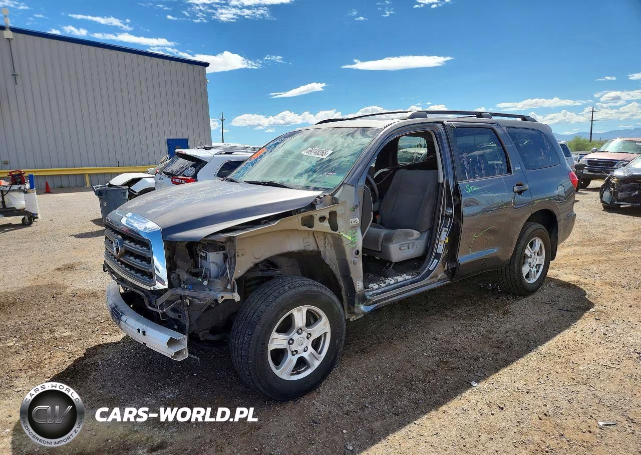2013 Toyota Sequoia Sr5 VIN:5TDBY5G11DS076357 - 1