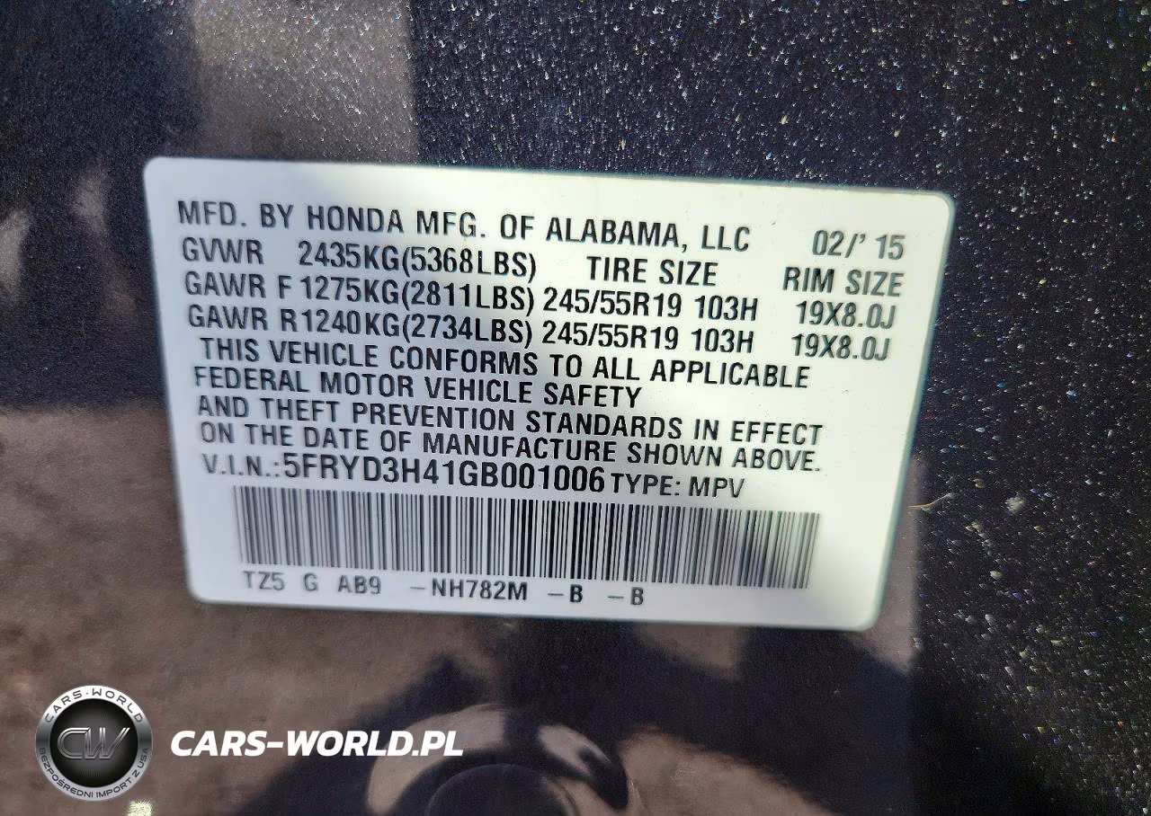 2016 Acura Mdx Technology VIN:5FRYD3H41GB001006 - 13