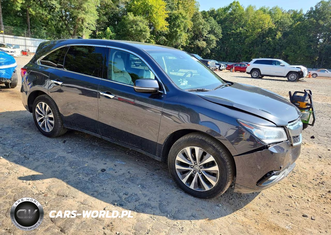 2016 Acura Mdx Technology VIN:5FRYD3H41GB001006 - 4