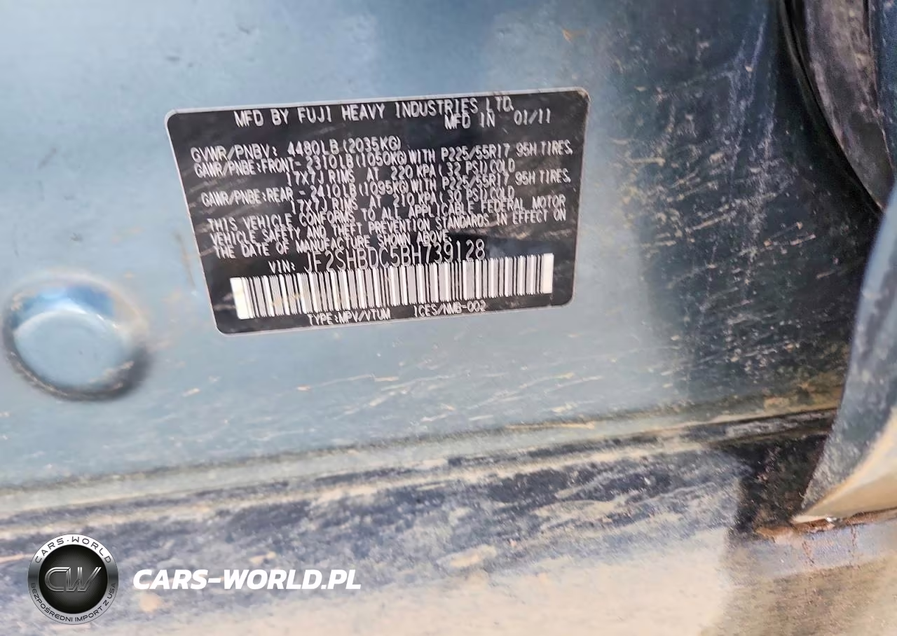 2011 Subaru Forester 2.5X Premium VIN:JF2SHBDC5BH739128 - 13