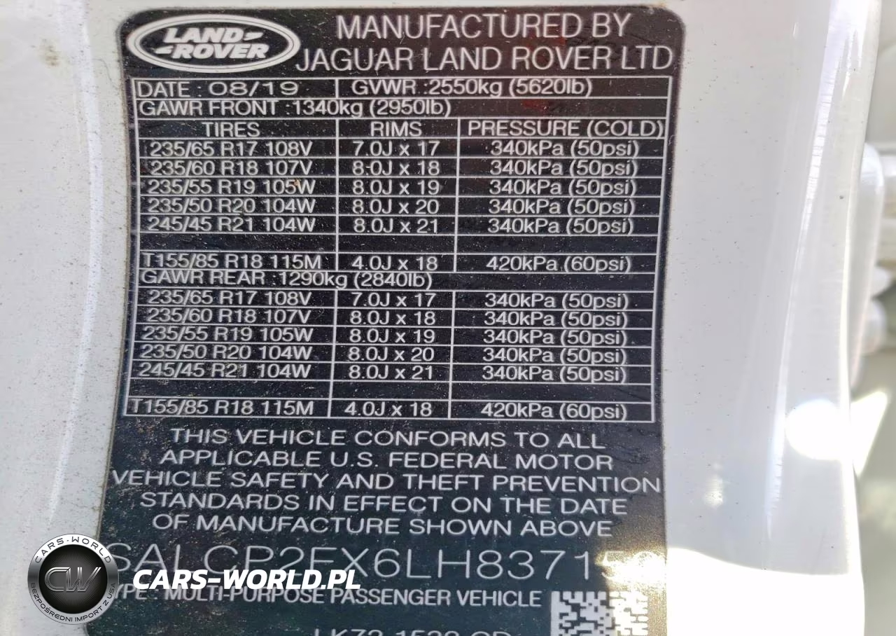2020 Land Rover Discovery Sport Se VIN:SALCP2FX6LH837150 - 12