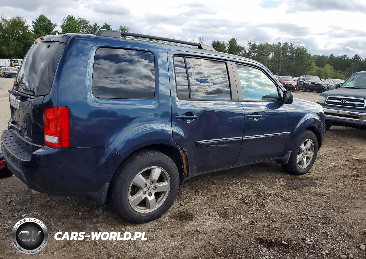 2011 Honda Pilot Exl VIN:5FNYF4H57BB105387 - 3