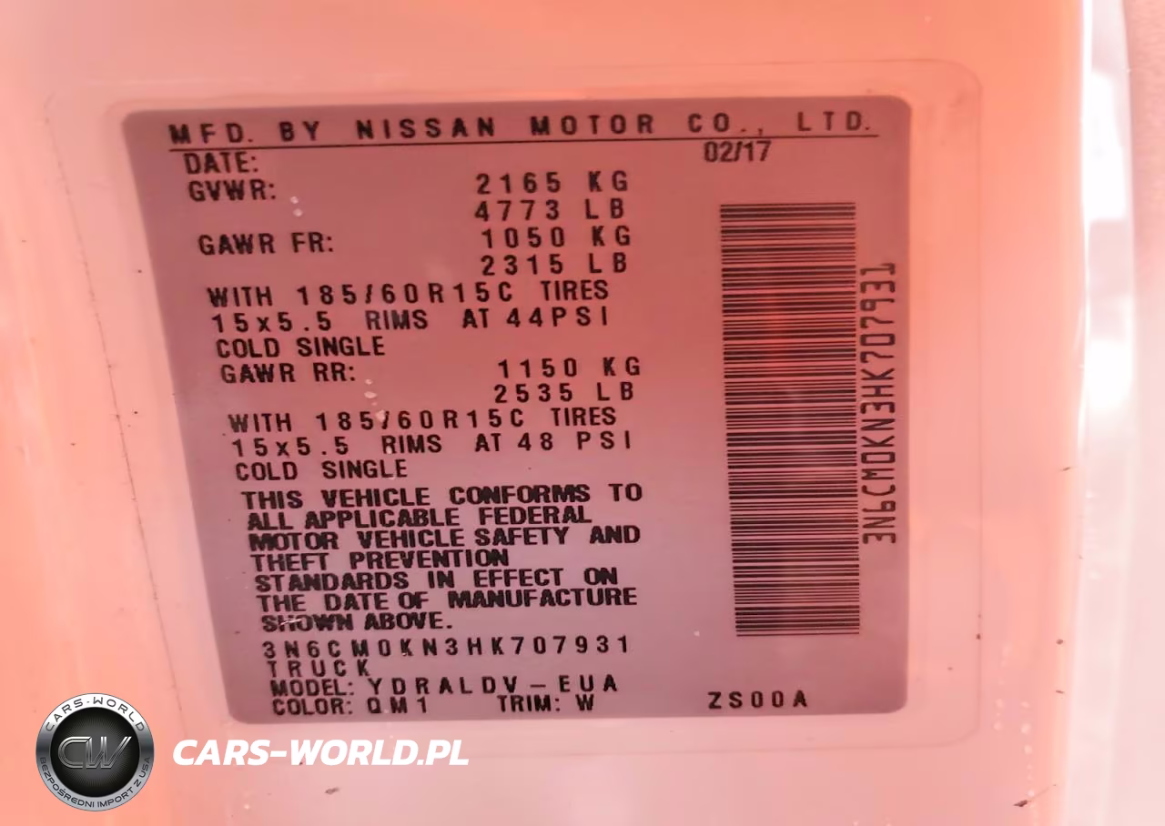 2017 Nissan Nv200 S VIN:3N6CM0KN3HK707931 - 13