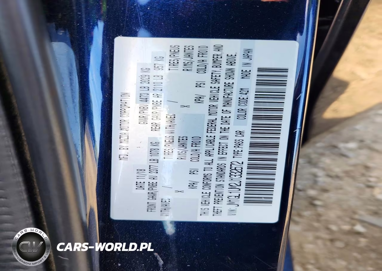 2018 Mazda 6 Sport VIN:JM1GL1UM2J1332672 - 12