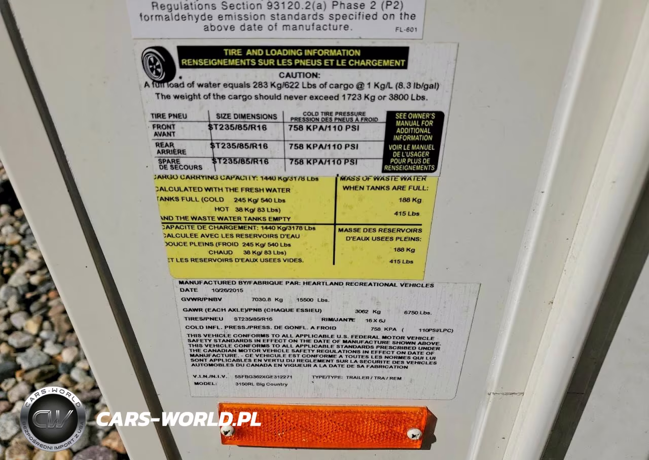 2016 Heartland Rv Recreational Vehicle (Rv) VIN:5SFBG362XGE312271 - 10