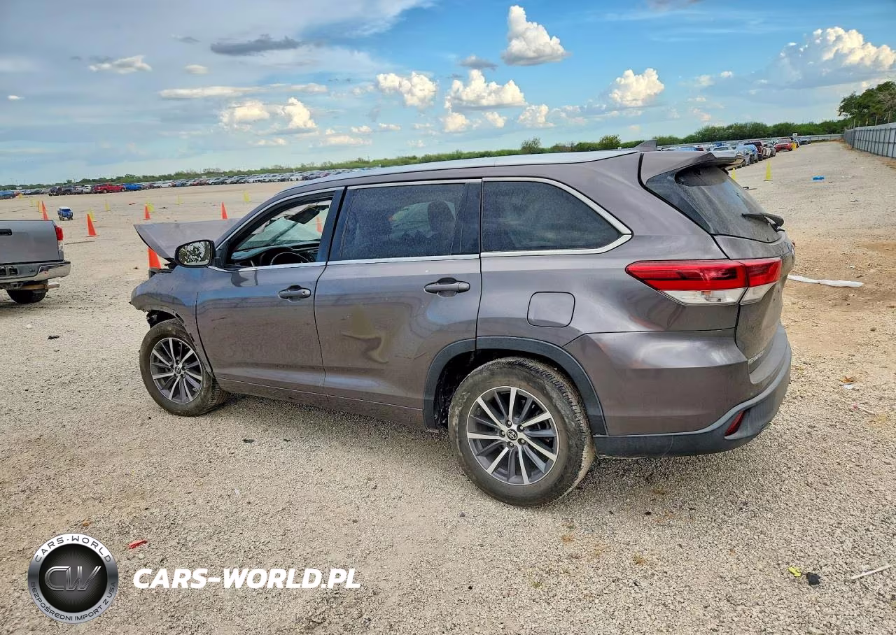 2018 Toyota Highlander Xle VIN:5TDKZRFHXJS547615 - 2