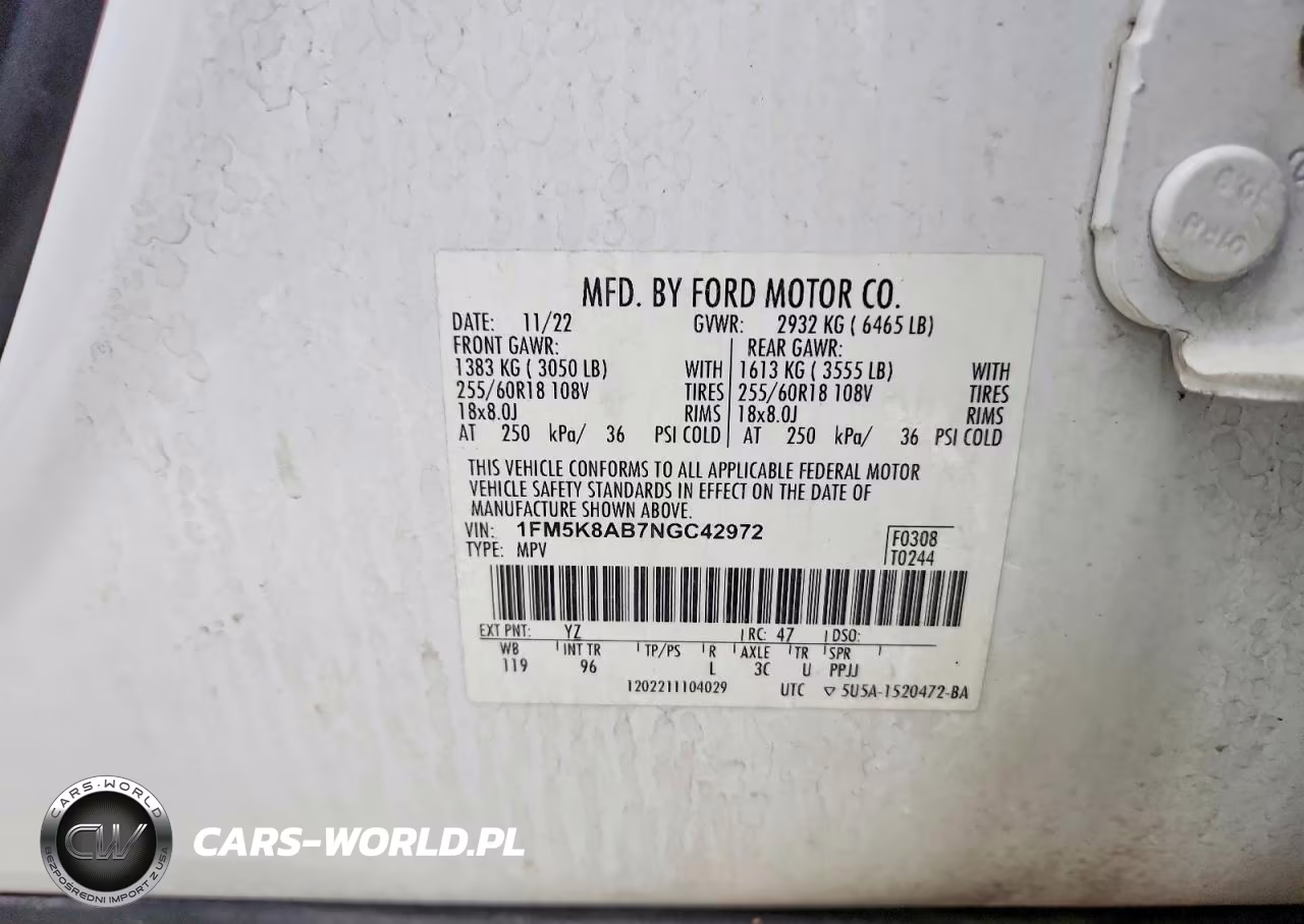 2022 Ford Explorer Police VIN:1FM5K8AB7NGC42972 - 14