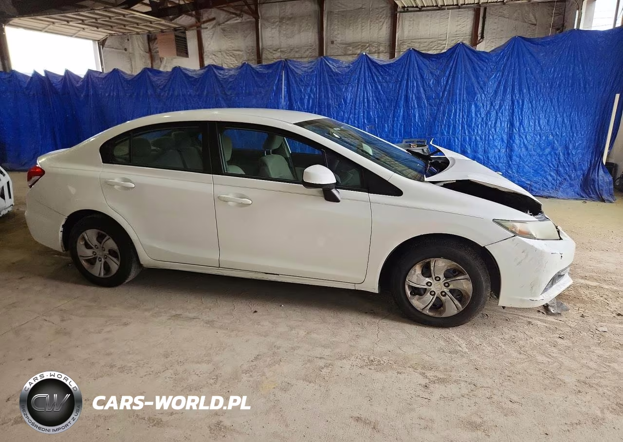 2013 Honda Civic Lx VIN:19XFB2F5XDE010633 - 4