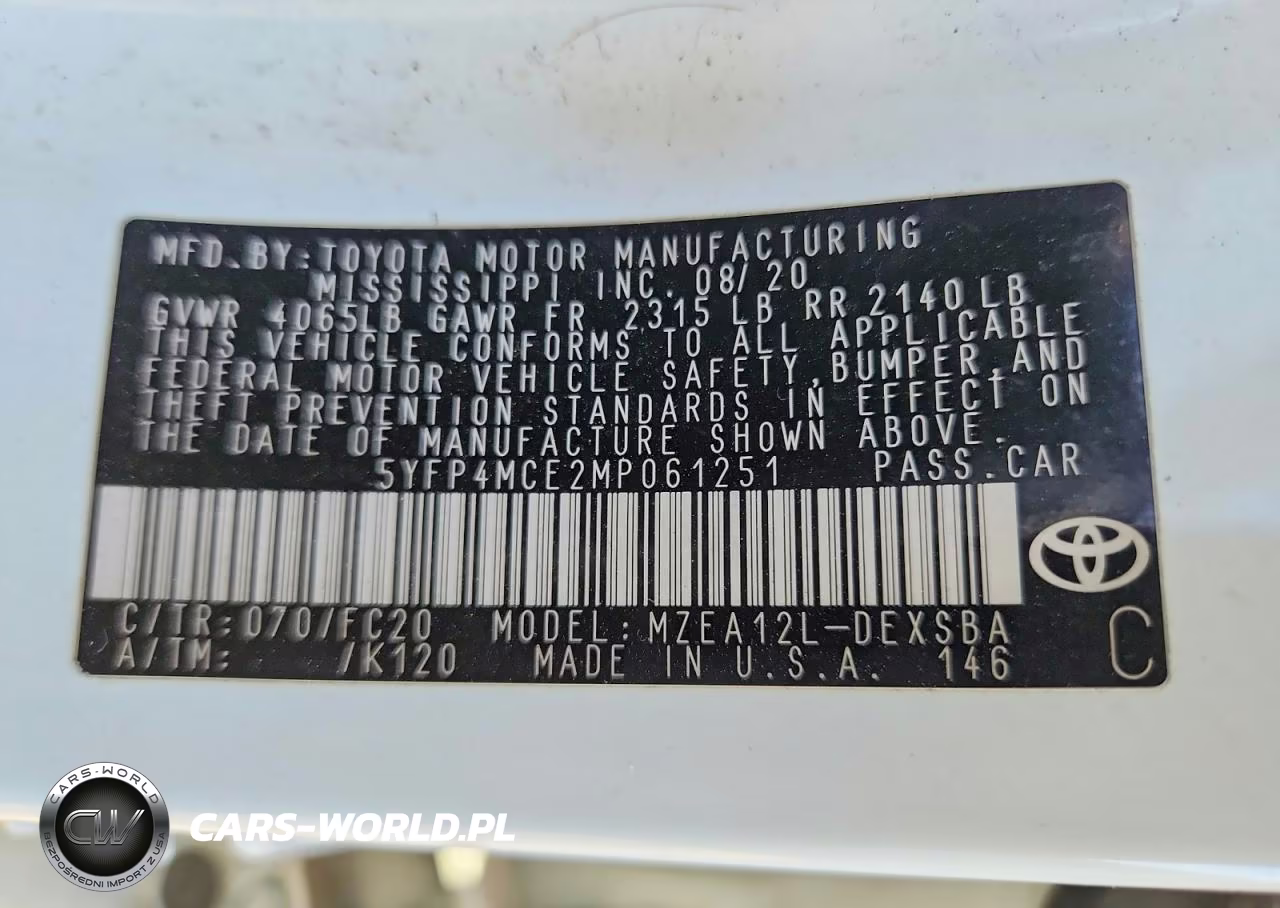 2021 Toyota Corolla Se VIN:5YFP4MCE2MP061251 - 12