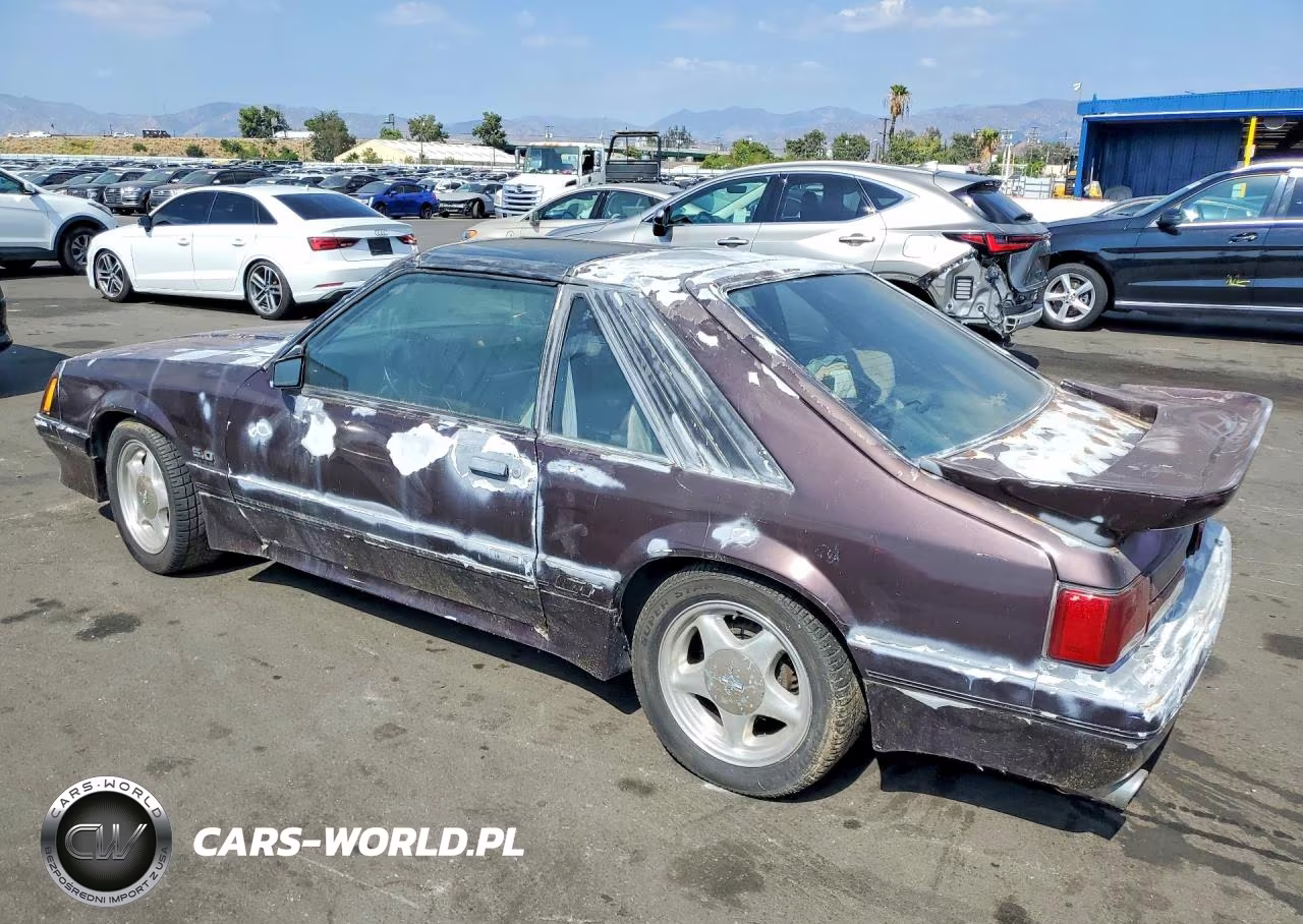 1986 Ford Mustang Lx VIN:1FABP28M7GF201852 - 2