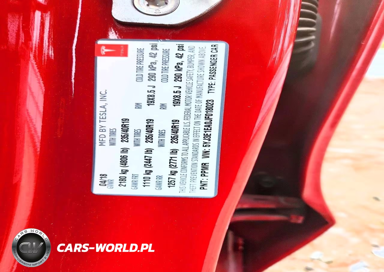 2018 Tesla Model 3 VIN:5YJ3E1EA0JF018023 - 12