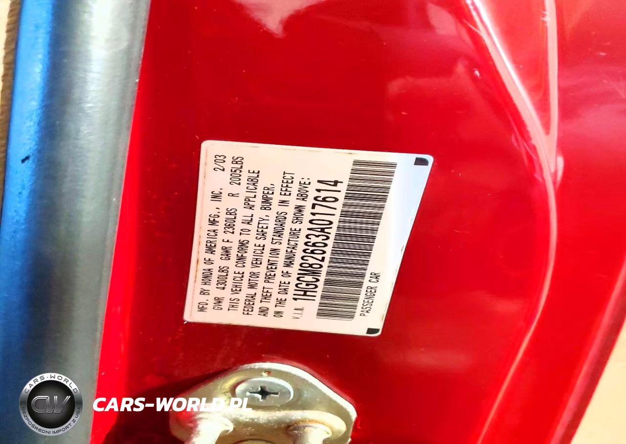 2003 Honda Accord Ex VIN:1HGCM82663A017614 - 12