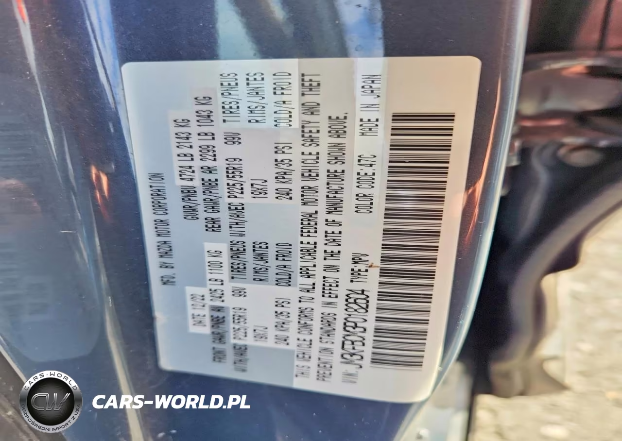 2023 Mazda Cx-5 Preferred VIN:JM3KFBCM3P0182604 - 12
