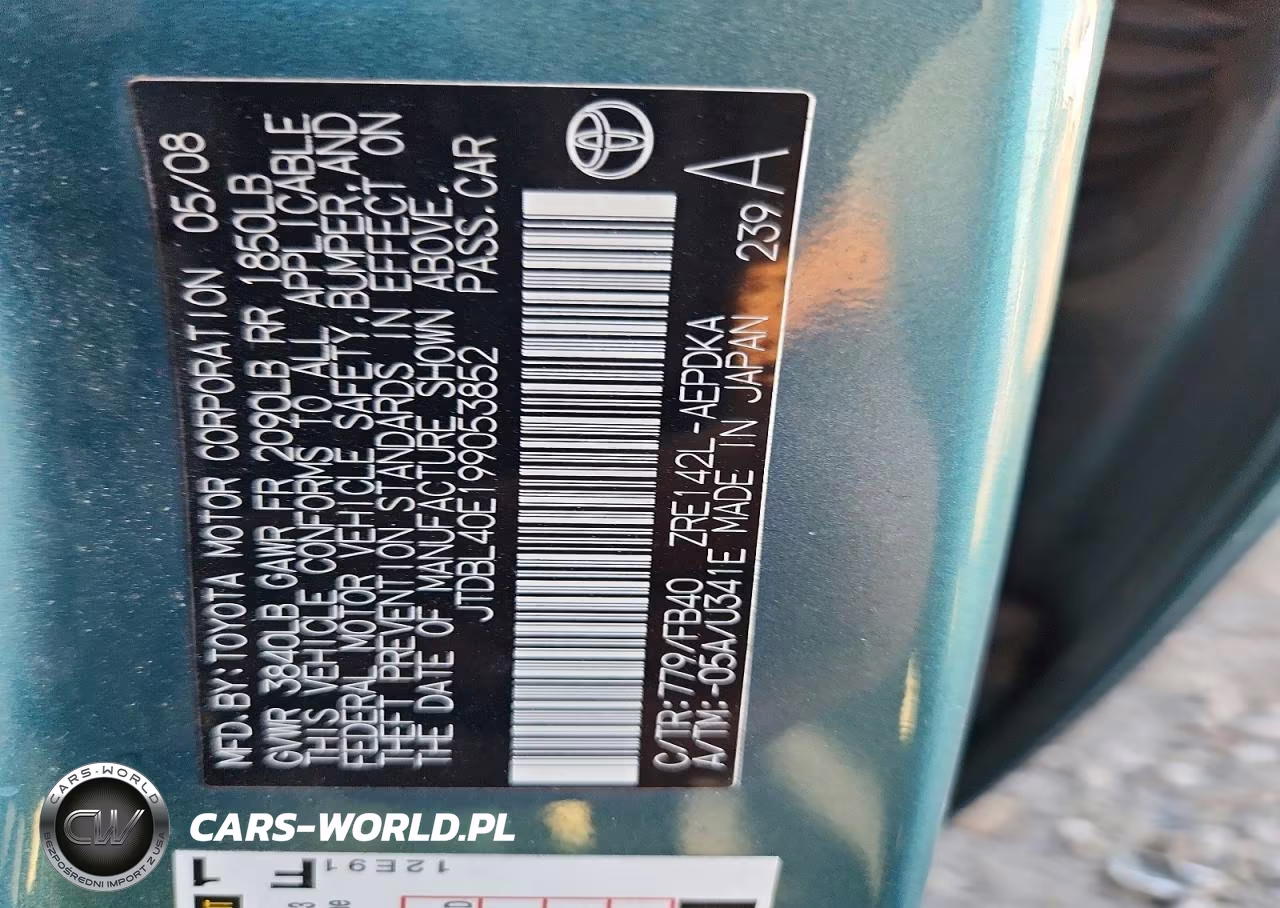 2009 Toyota Corolla Le VIN:JTDBL40E199053852 - 13