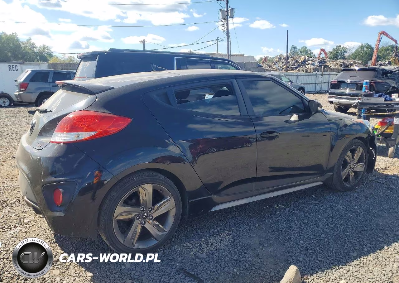 2015 Hyundai Veloster Turbo VIN:KMHTC6AE9FU234961 - 3