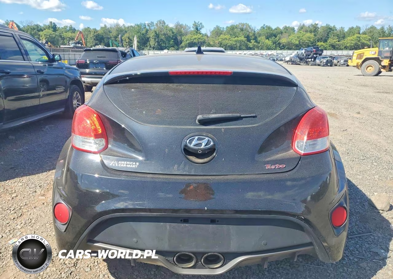 2015 Hyundai Veloster Turbo VIN:KMHTC6AE9FU234961 - 6