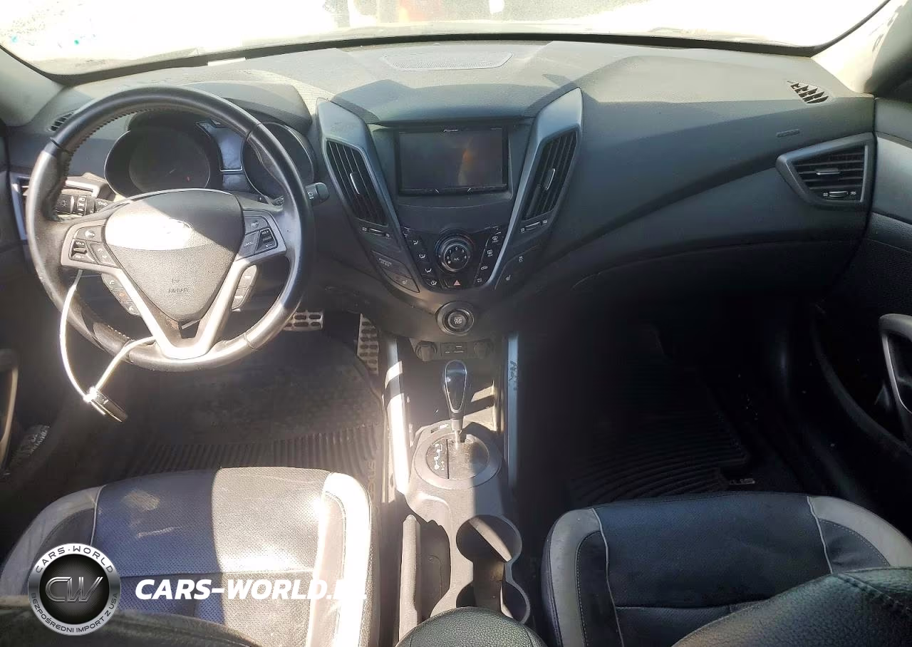 2015 Hyundai Veloster Turbo VIN:KMHTC6AE9FU234961 - 8