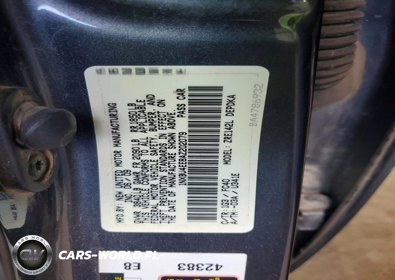 2010 Toyota Corolla Le VIN:1NXBU4EE8AZ202079 - 12