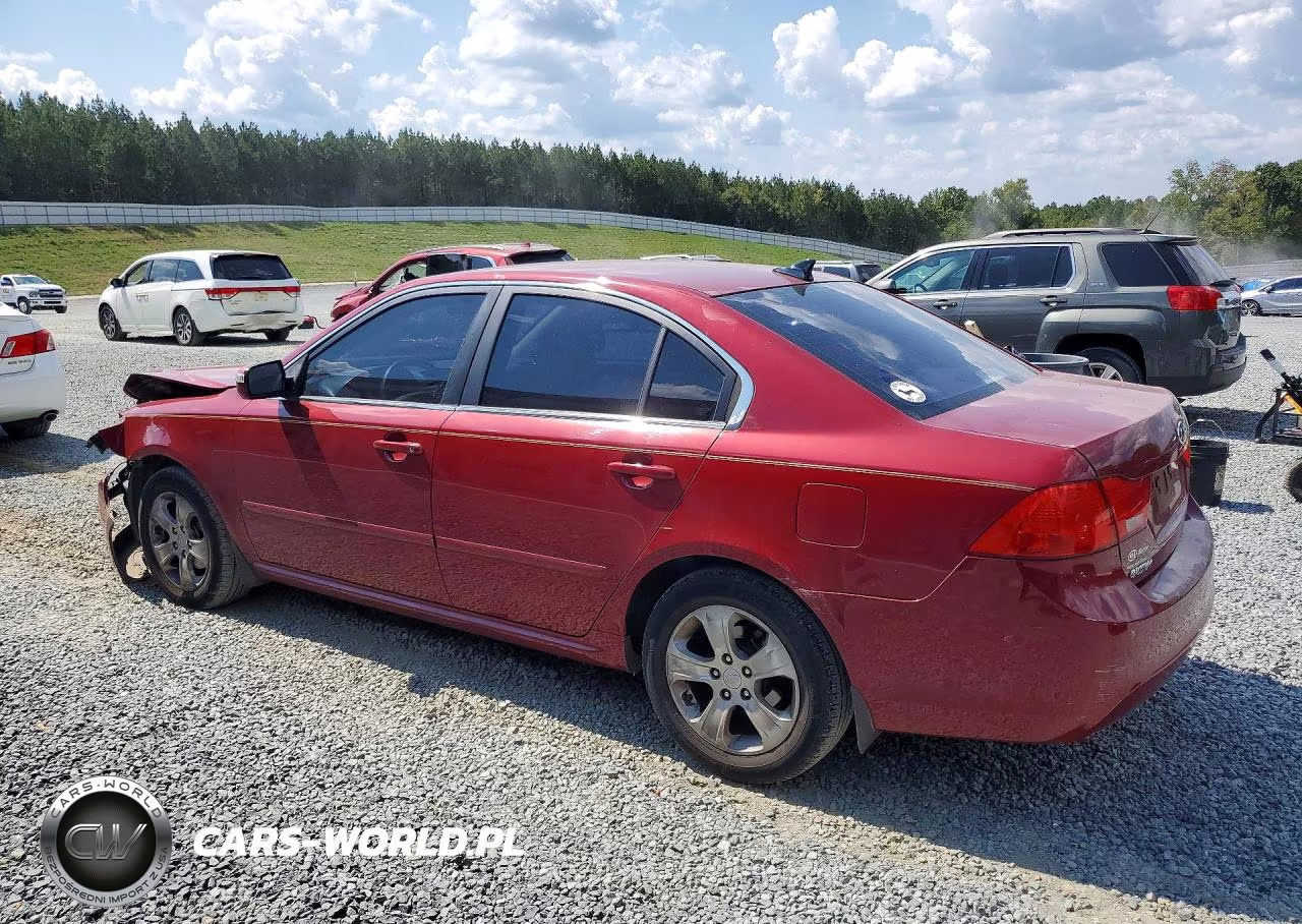 2009 Kia Optima Lx VIN:KNAGE228595367360 - 2