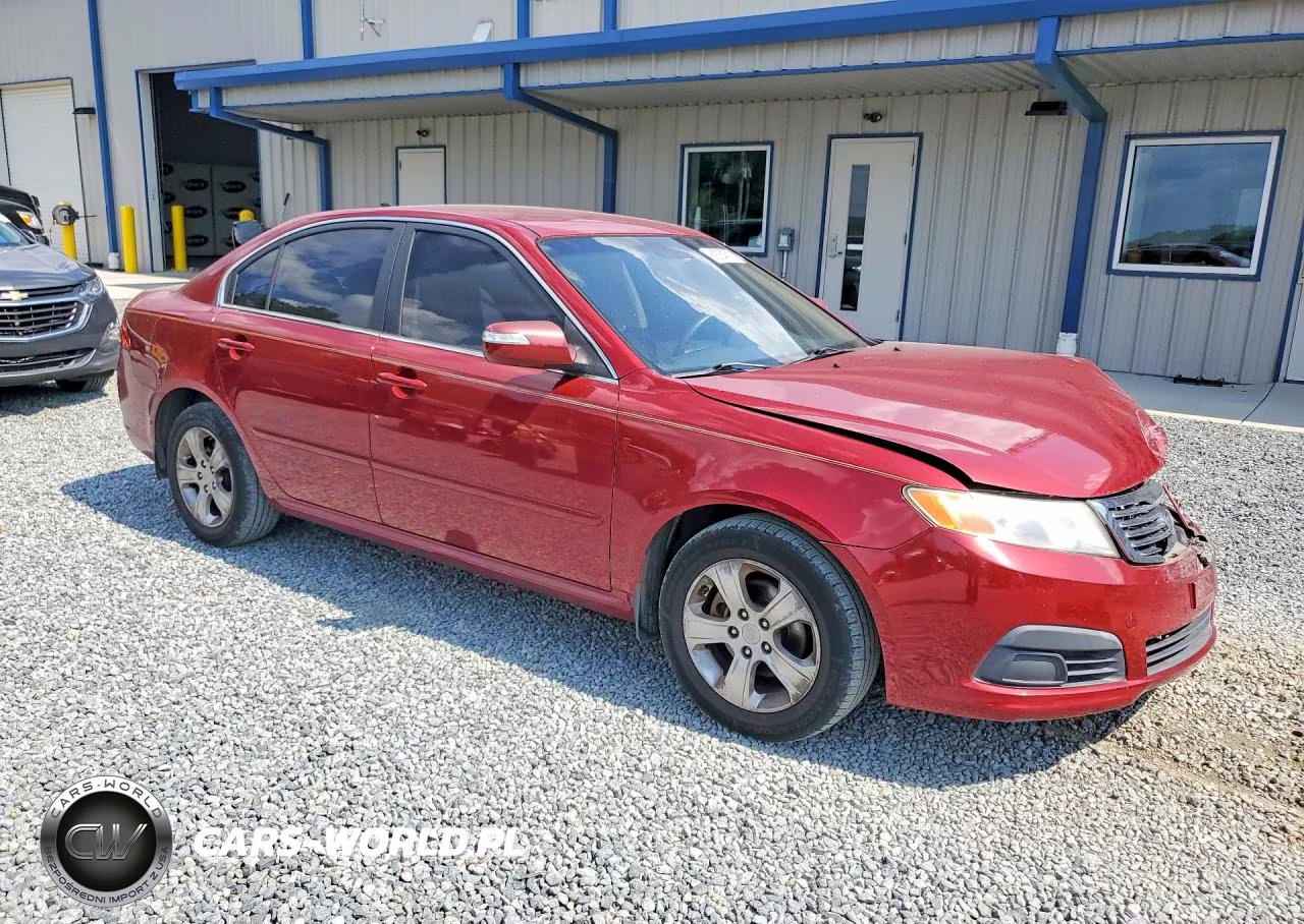 2009 Kia Optima Lx VIN:KNAGE228595367360 - 4
