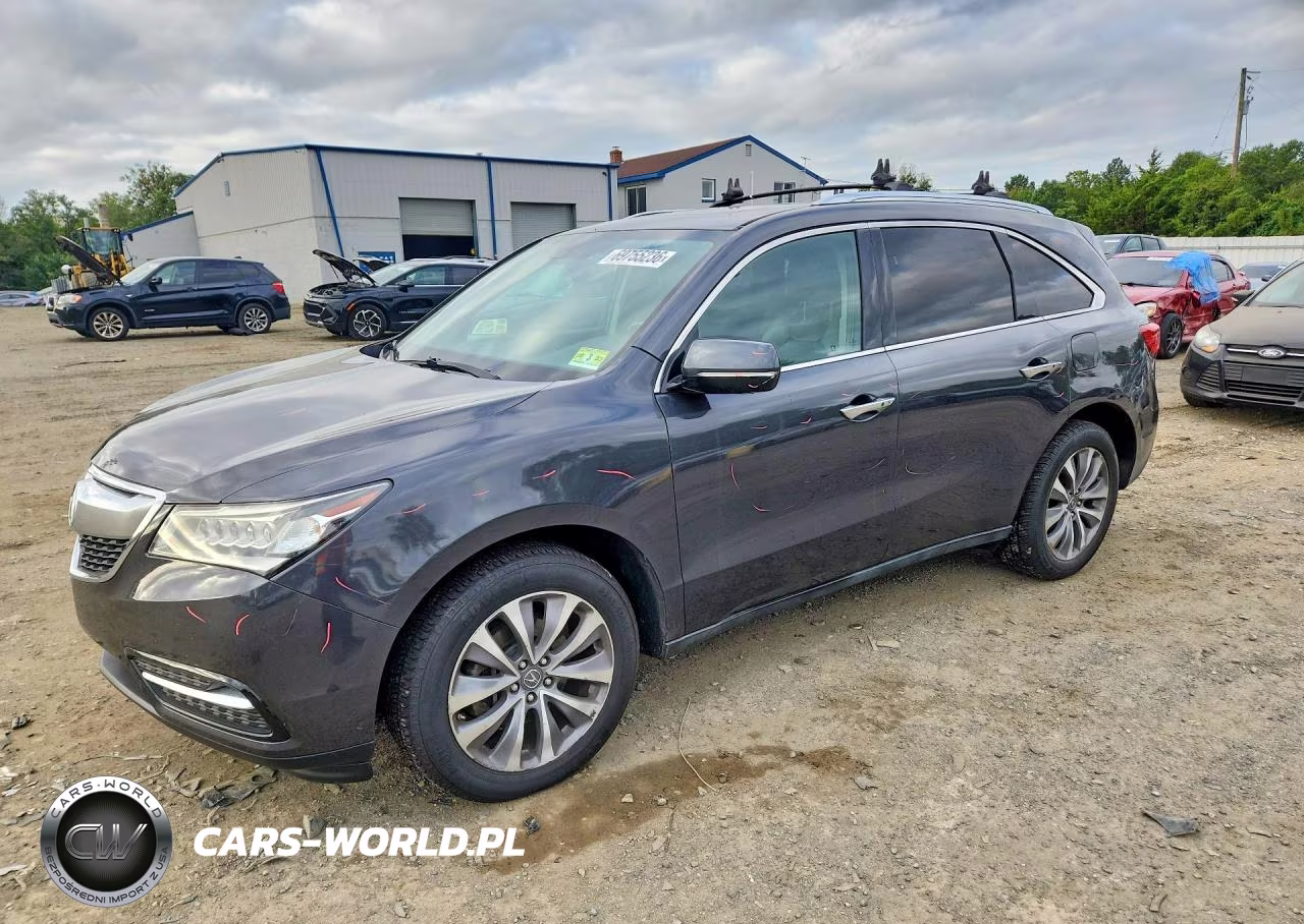 2014 Acura Mdx Technology VIN:5FRYD4H40EB038812 - 1