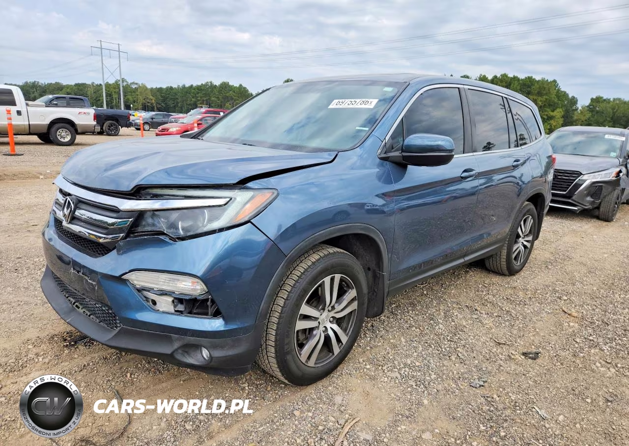 2017 Honda Pilot Exl VIN:5FNYF5H5XHB047015 - 1