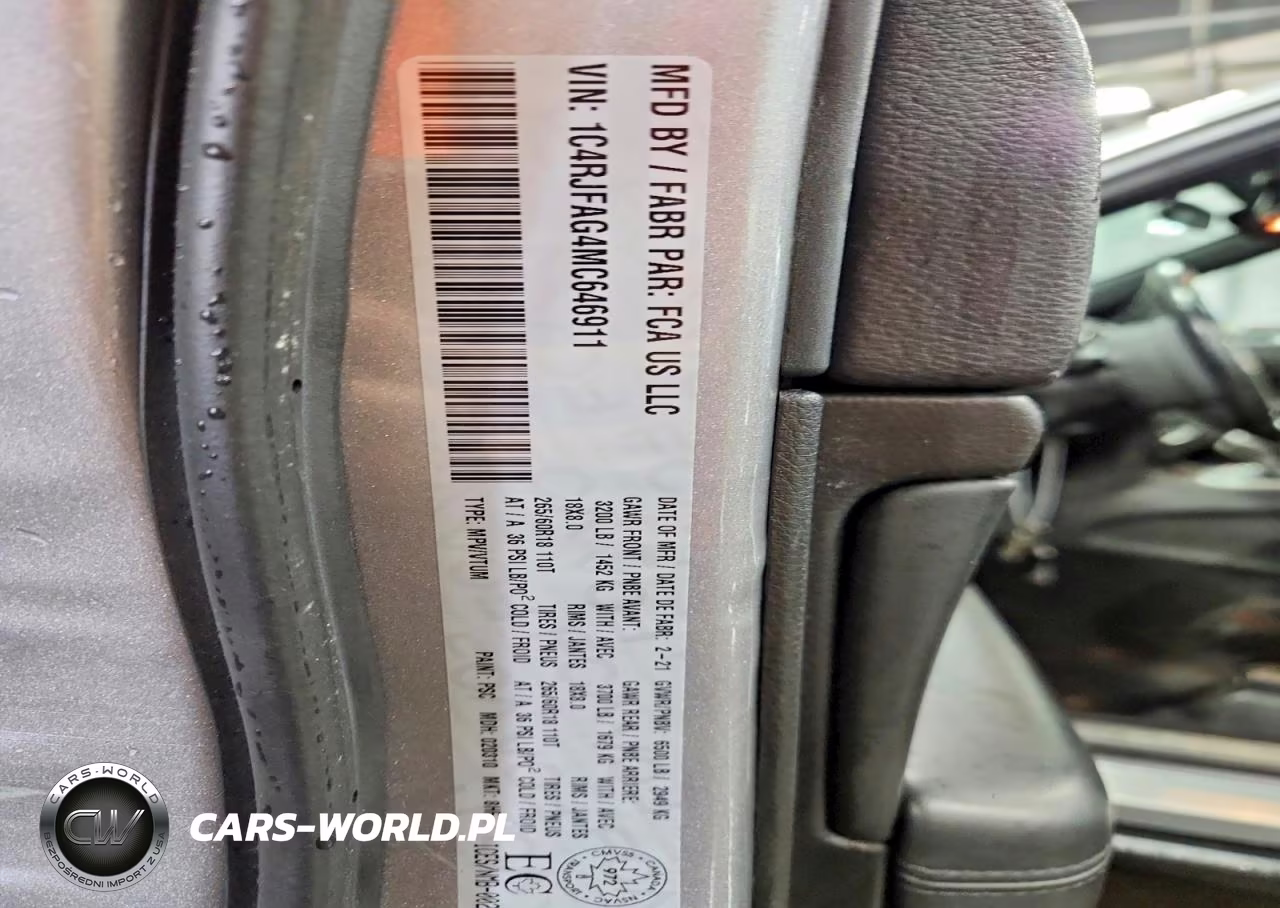 2021 Jeep Grand Cherokee Laredo VIN:1C4RJFAG4MC646911 - 12